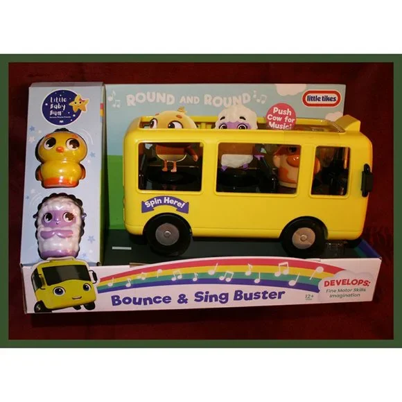 Little Tikes Little Baby Bum Bound Shine Buster bus w/animals new with  box